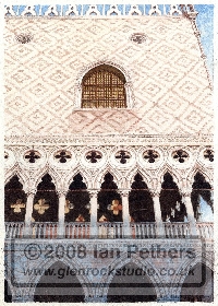 Doges Palace, Venice - watercolour by Ian Pethers